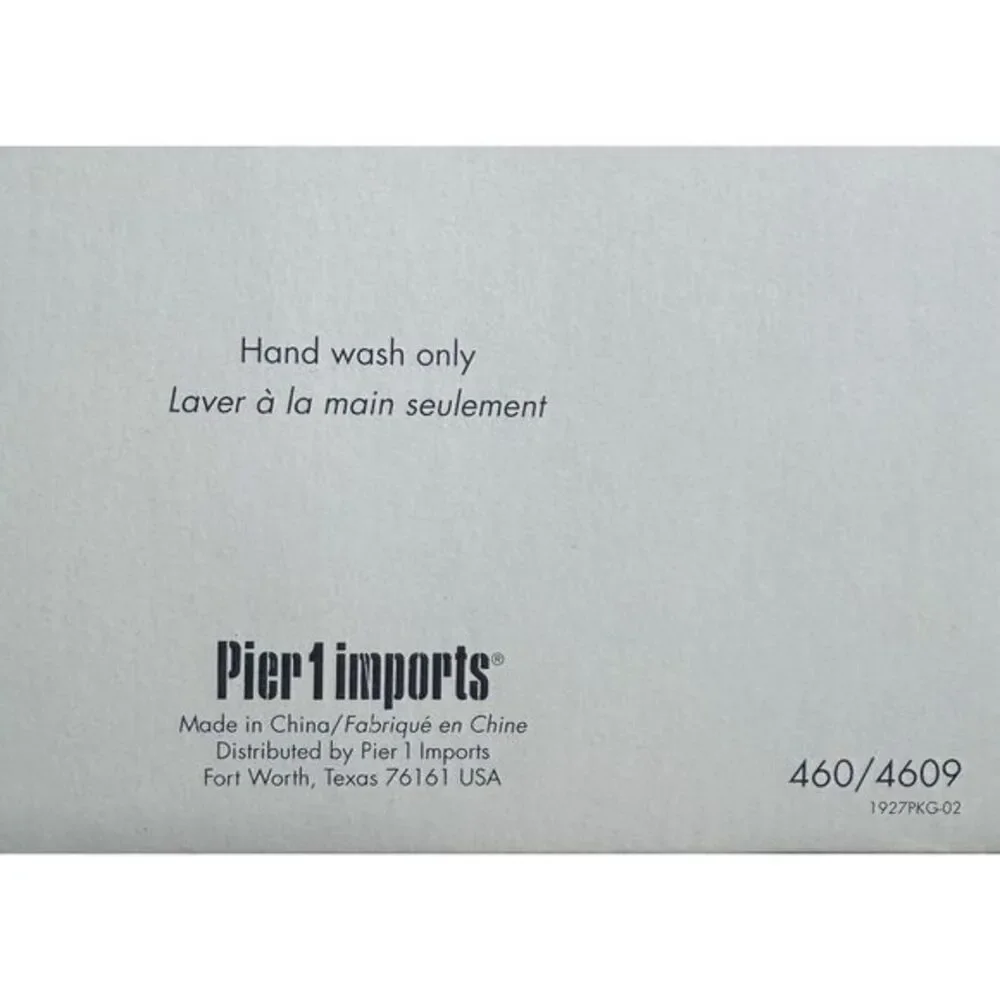Pier 1 Imports Set of 4‎ Royal Crown Glass Swizzle Sticks - Original Box